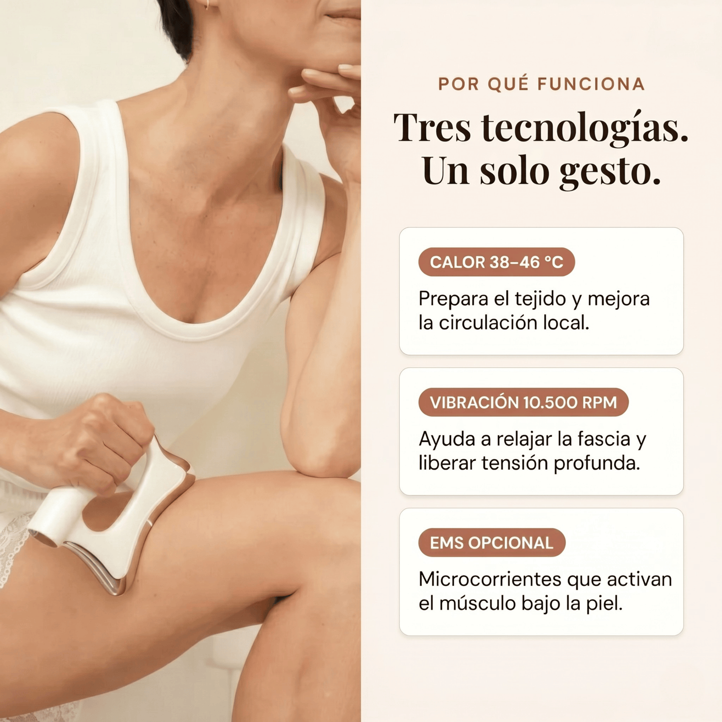 Luxcary™ Masajeador drenante y reafirmante